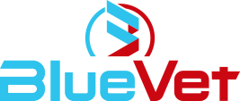 블루벳 동물의약품 e-커머스 플랫폼 로고
